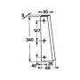 Piston knife E16461 (mobile) - part for baler John Deere 224