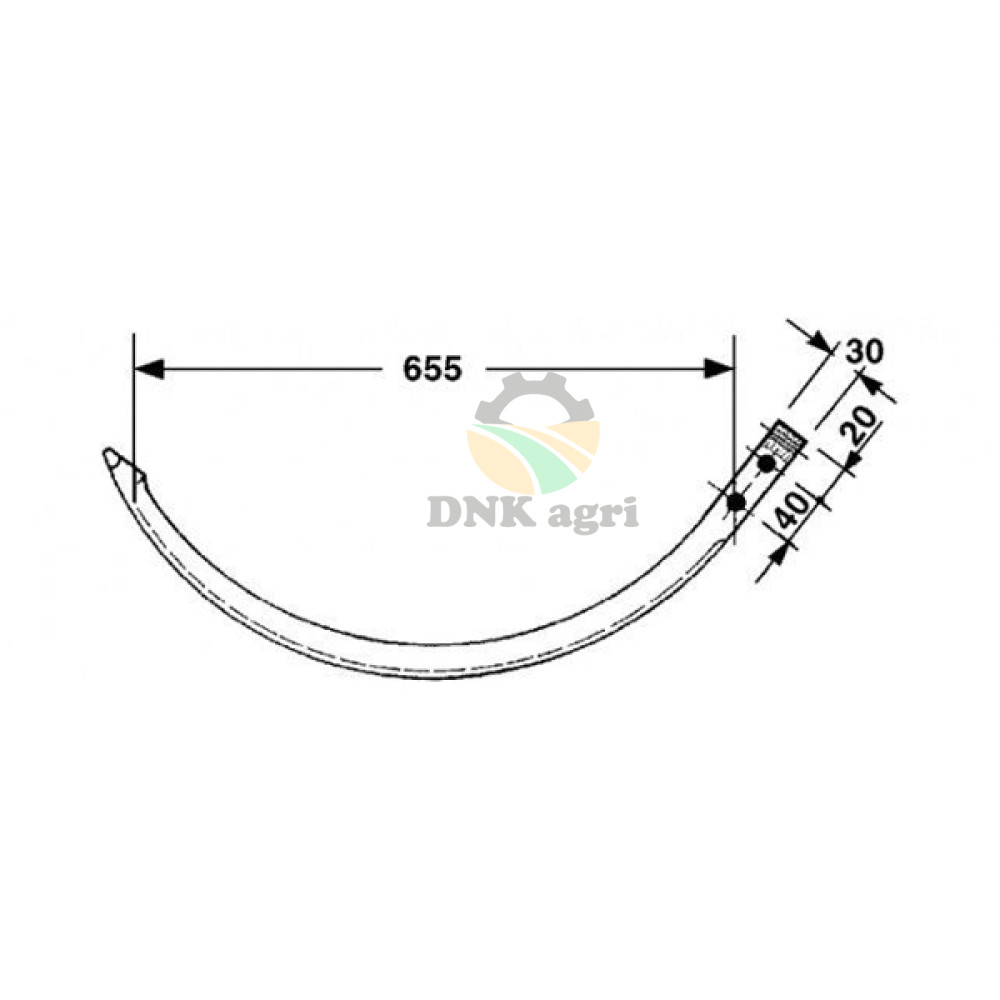 Needle for 1122.22.04.12 for Welger AP52-53 baler spare part