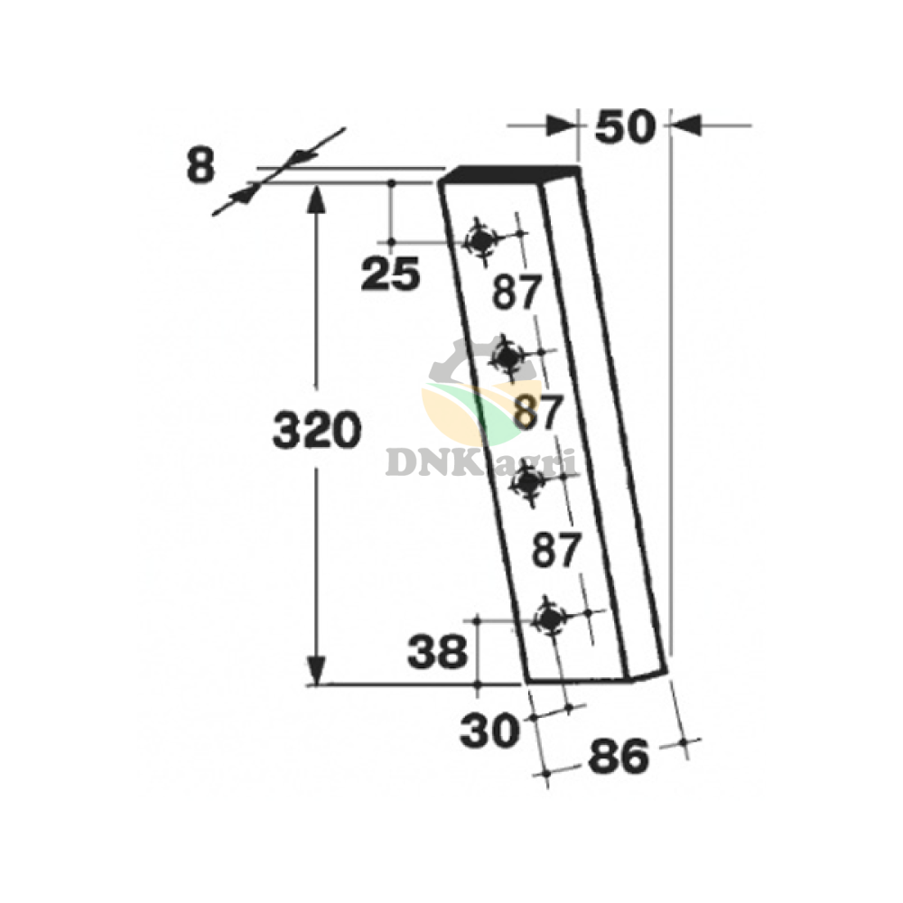 Ніж поршня 0982.20.11.00 для прес-підбирача Welger AP630