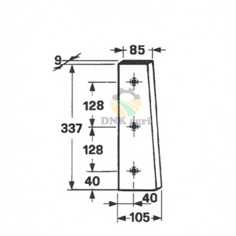 Ніж поршня C11498CX (мобільний) для прес-підбирача John Deere 219 221 CB300