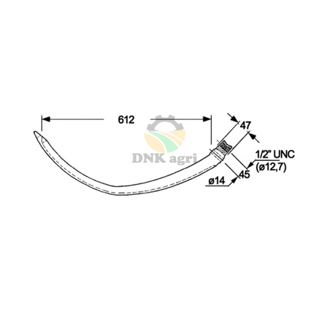 Голка 3102831R1 для прес-підбирача International