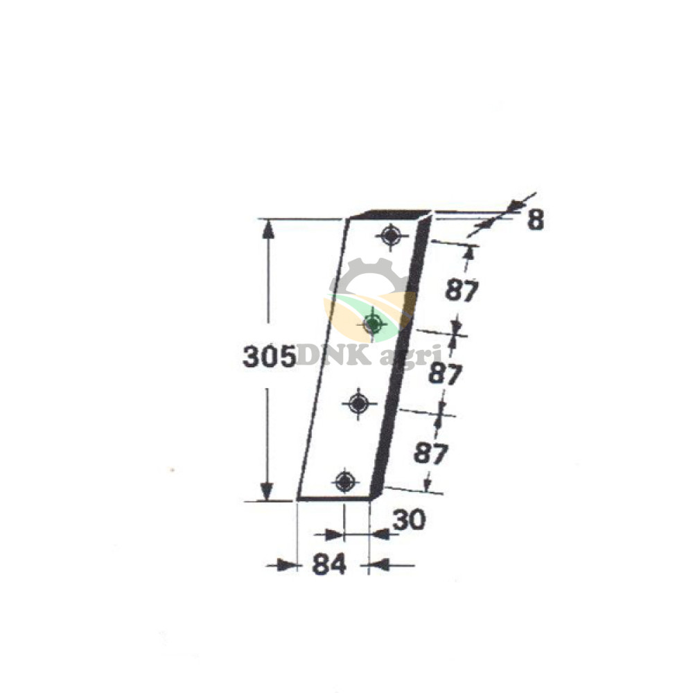 Ніж поршня 0982.20.09.00 для прес-підбирача Welger AP53