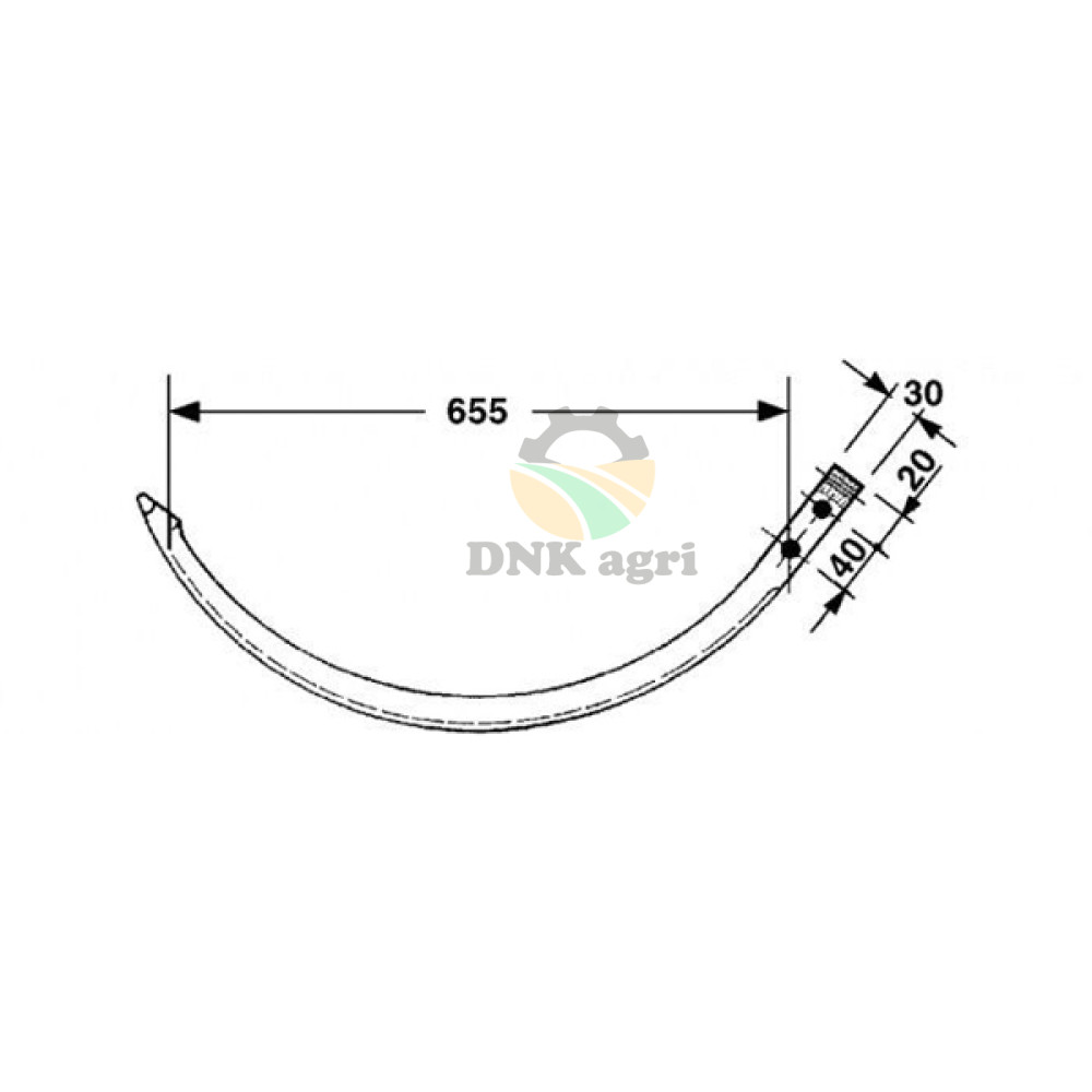 Needle for 1115.22.08.23 for Welger AP45-52 baler spare part