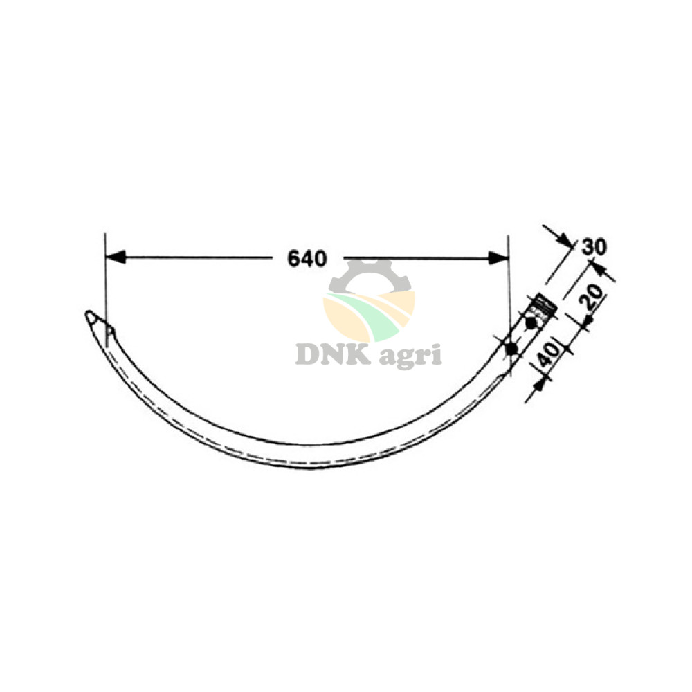 Needle for 1116.22.03.01 for Welger AP61 baler spare part