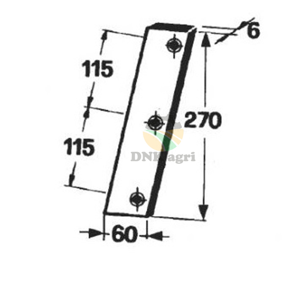 Ніж поршня 0982.20.01.00 для прес-підбирача Welger AP12