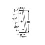 Piston knife E42088 (mobile) - part for baler John Deere 332