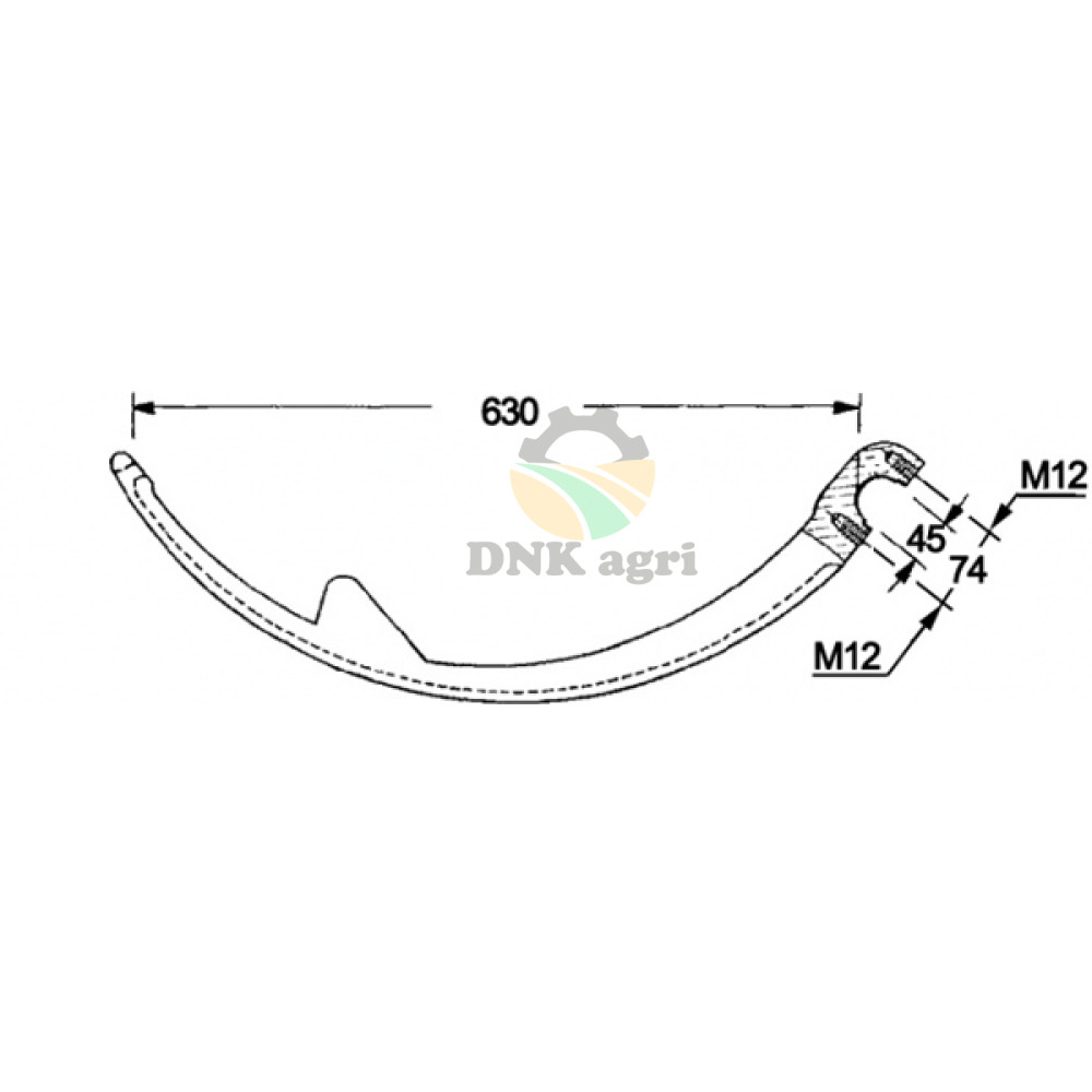 Голка 200588C3 для прес-підбирача International