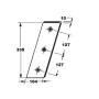 Piston knife CC14279 (fixed) for John Deere 219 221 CB300 baler spare part
