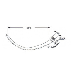 Голка 04.06.041 чавун для прес-підбирача Gallignani