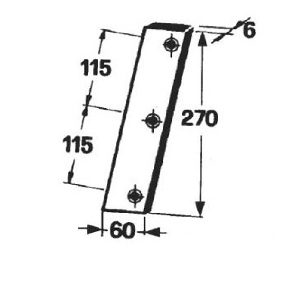 Ніж поршня, прес-підбирач Welger AP12, 0982.20.01.00
