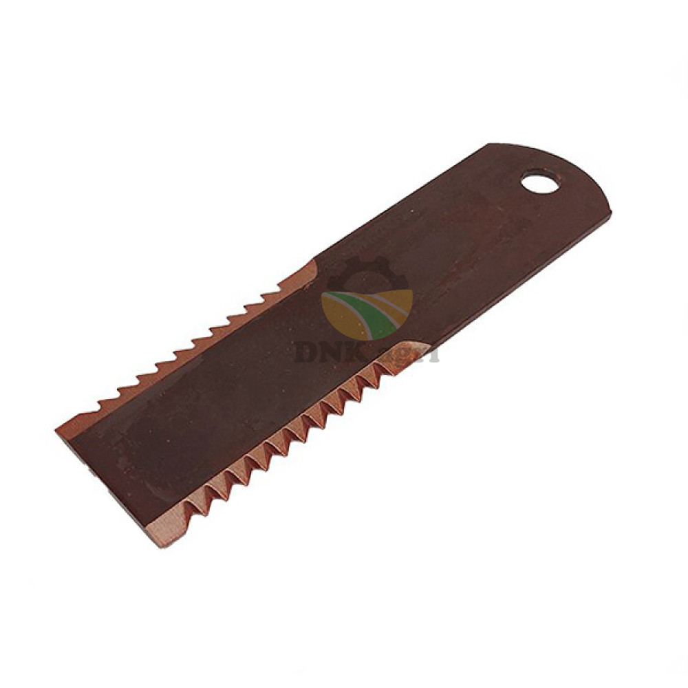 Ніж подрібнювача 060030 нерухомий (195x50x3мм d-12мм) для прес-підбирача Claas