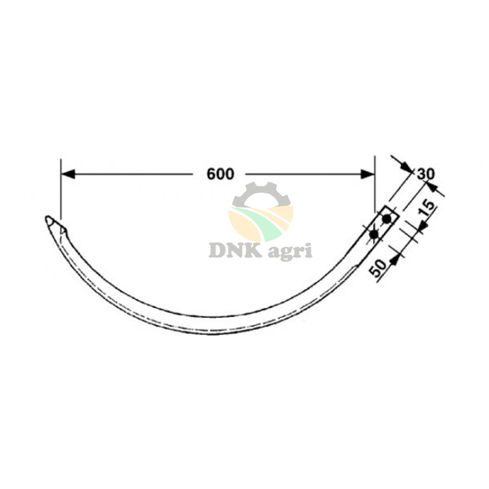 Needle for 1105.22.08.13 for Welger AP50-51 baler spare part
