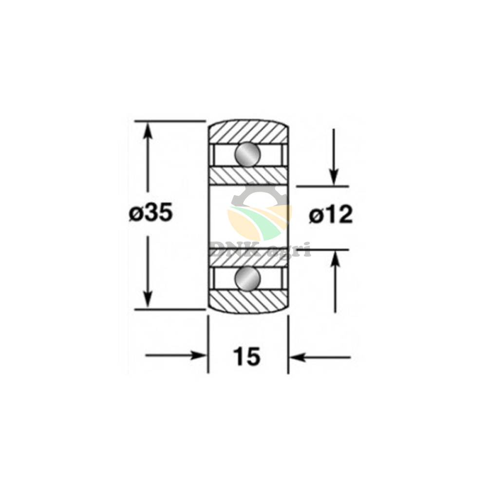 Ролик підбирача 0922.18.03.00 для прес-підбирача Welger
