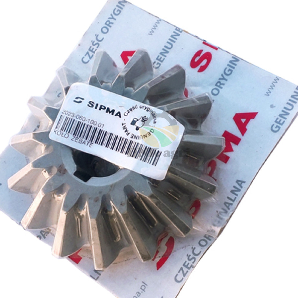 Шестерня конічна редуктора 2010-060-109.01 (шпонка) оригінал Z-15 Sipma Z224